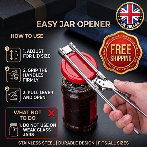 Adjustable can jar opener - jar,