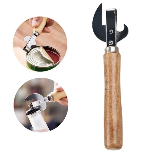 Manual wooden handle can - manual,