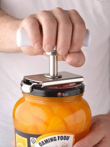 Stainless steel jar opener - stainless,