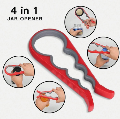 Easy grip rubber jar - grip, opener