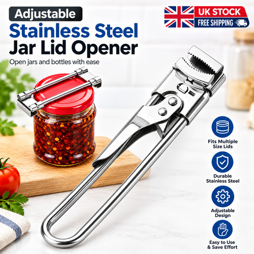 Adjustable stainless steel jar - adjustable,