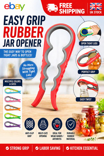 Easy grip rubber jar opener - grip,