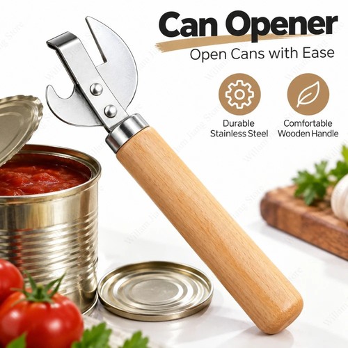 Manual wooden handle - handle, can