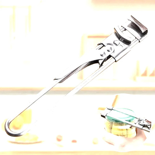 Adjustable stainless steel jar - steel,