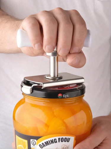 Stainless steel jar opener - stainless,